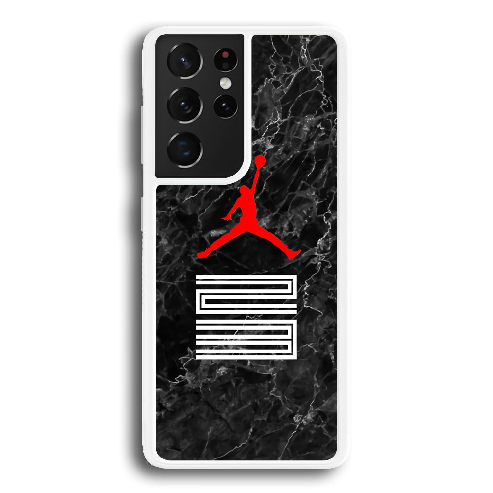 Air Jordan Marble and Retro Samsung Galaxy S21 Ultra Case