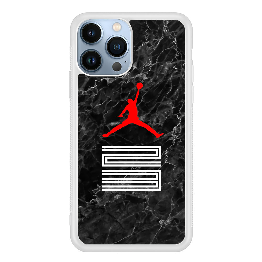 Air Jordan Marble and Retro iPhone 13 Pro Max Case