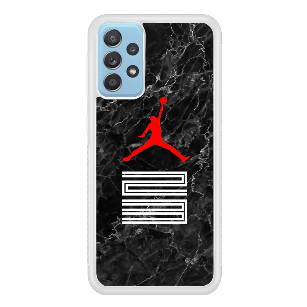 Air Jordan Marble and Retro Samsung Galaxy A52 Case