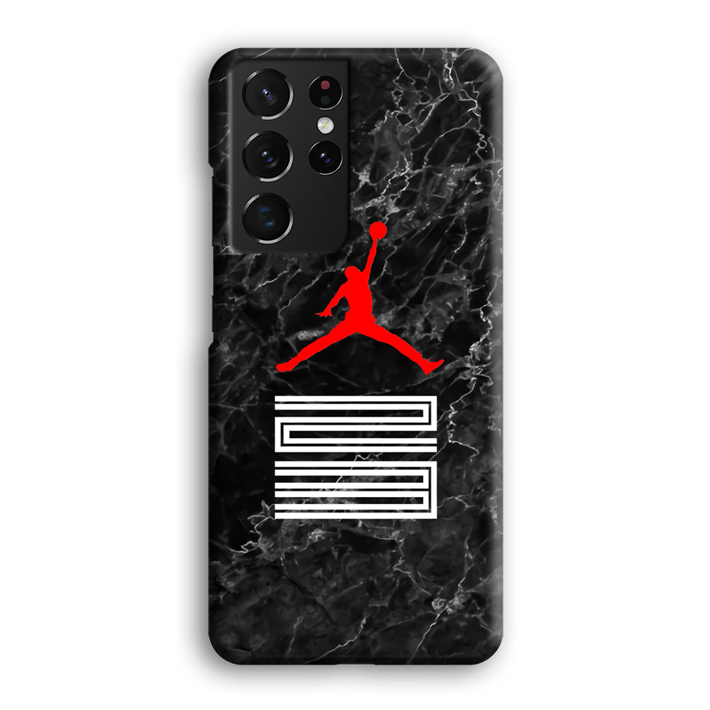 Air Jordan Marble and Retro Samsung Galaxy S21 Ultra Case