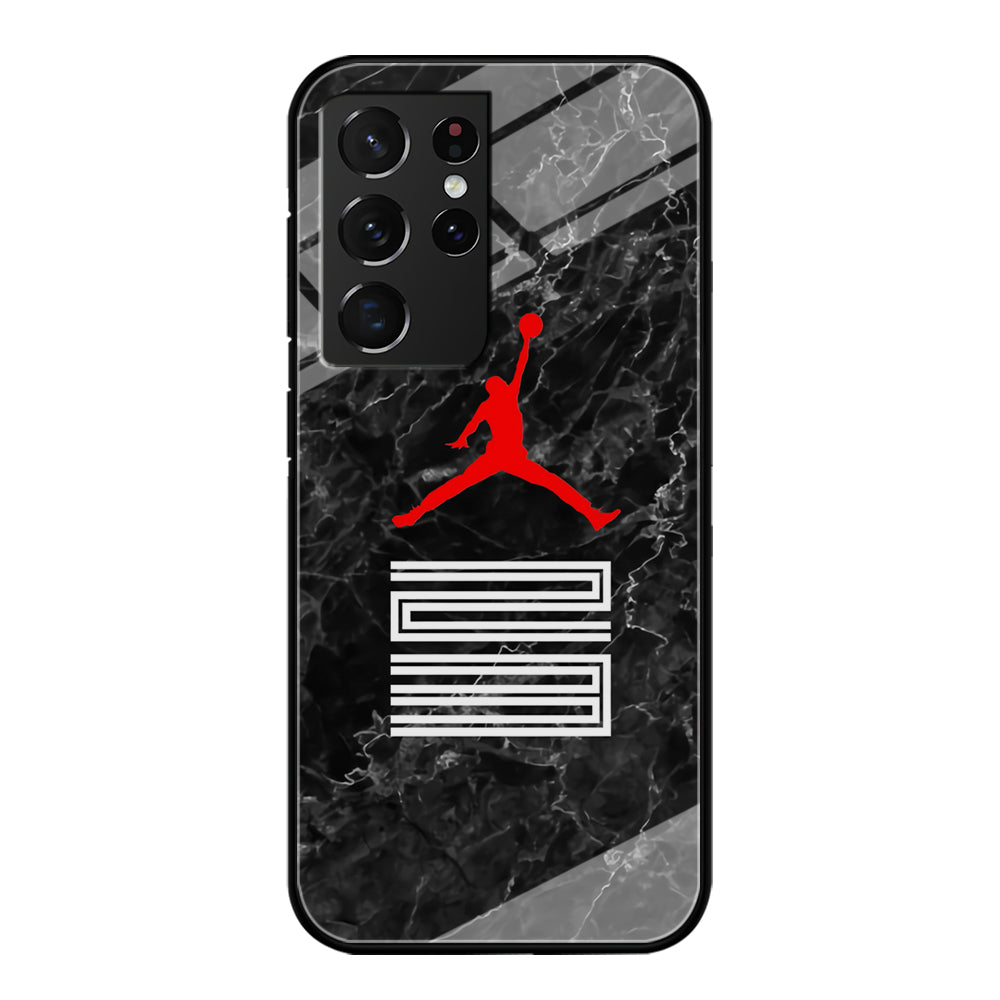 Air Jordan Marble and Retro Samsung Galaxy S21 Ultra Case