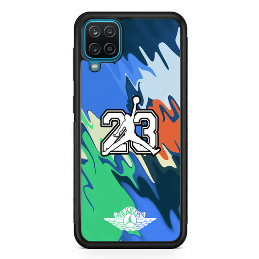 Air Jordan Melt Colour Samsung Galaxy A12 Case