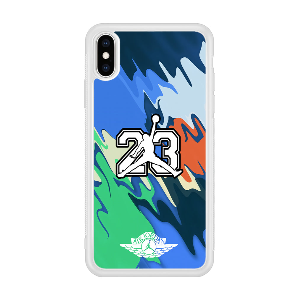 Air Jordan Melt Colour iPhone XS Case