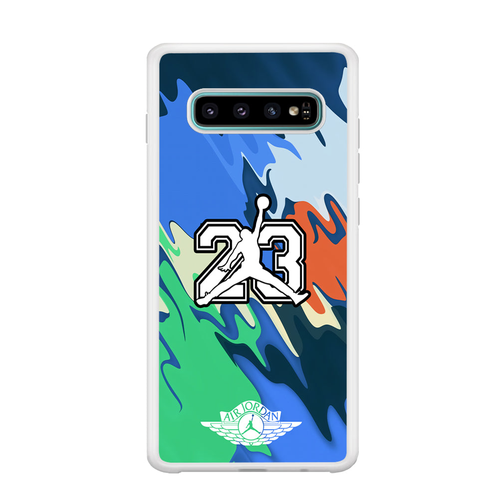 Air Jordan Melt Colour Samsung Galaxy S10 Case