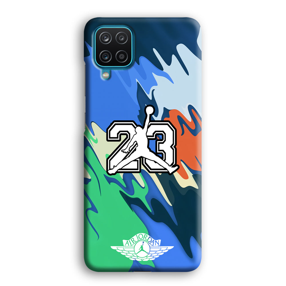 Air Jordan Melt Colour Samsung Galaxy A12 Case