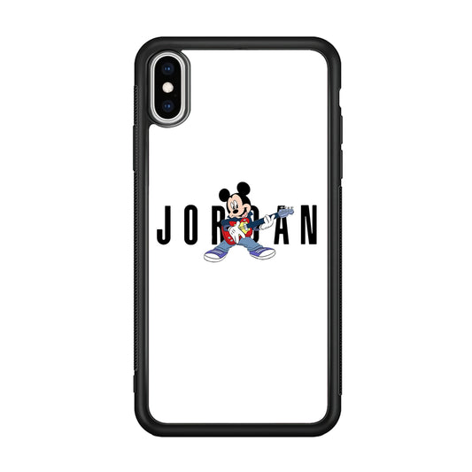 Air Jordan Mickey Guitar iPhone X Case