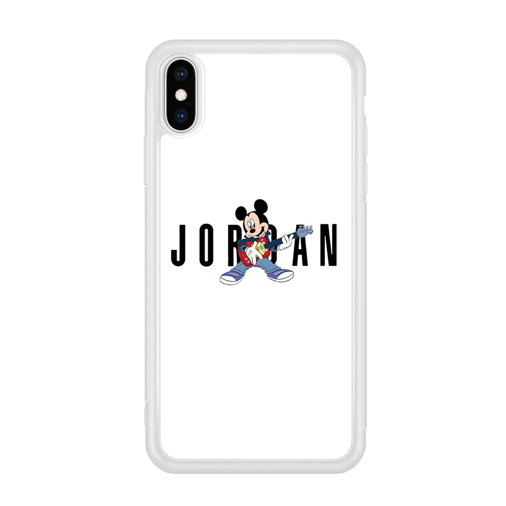 Air Jordan Mickey Guitar iPhone X Case