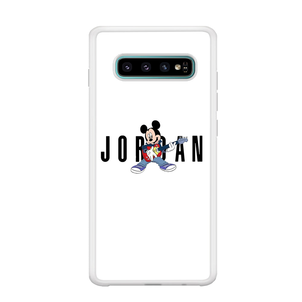 Air Jordan Mickey Guitar Samsung Galaxy S10 Case