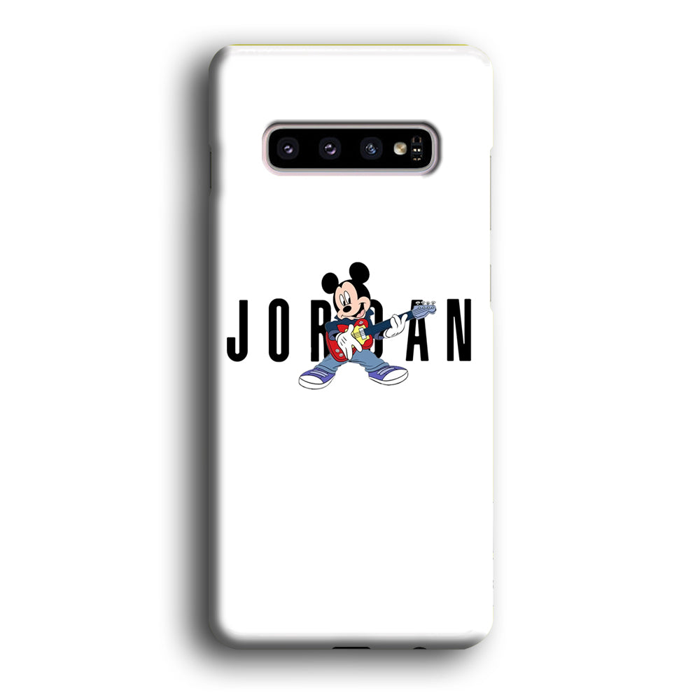 Air Jordan Mickey Guitar Samsung Galaxy S10 Case