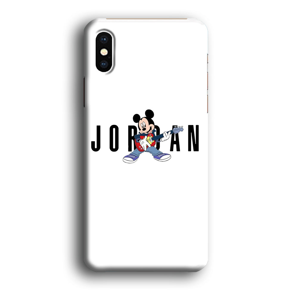 Air Jordan Mickey Guitar iPhone XS Case