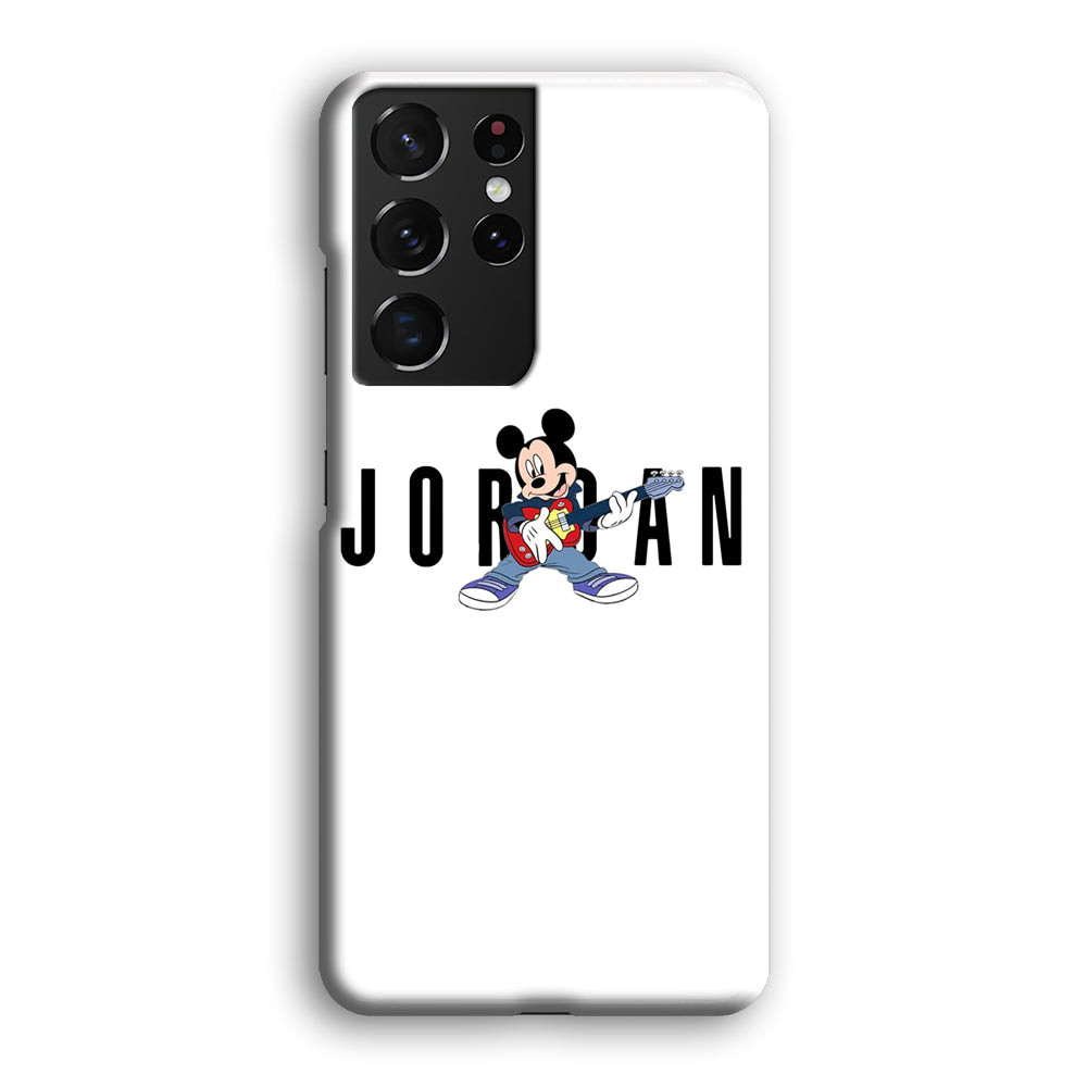 Air Jordan Mickey Guitar Samsung Galaxy S21 Ultra Case