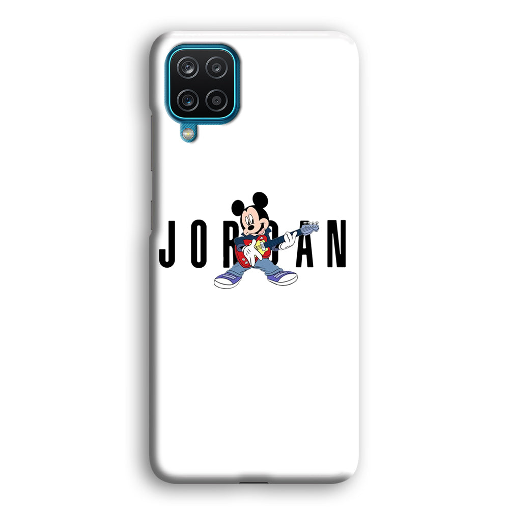 Air Jordan Mickey Guitar Samsung Galaxy A12 Case