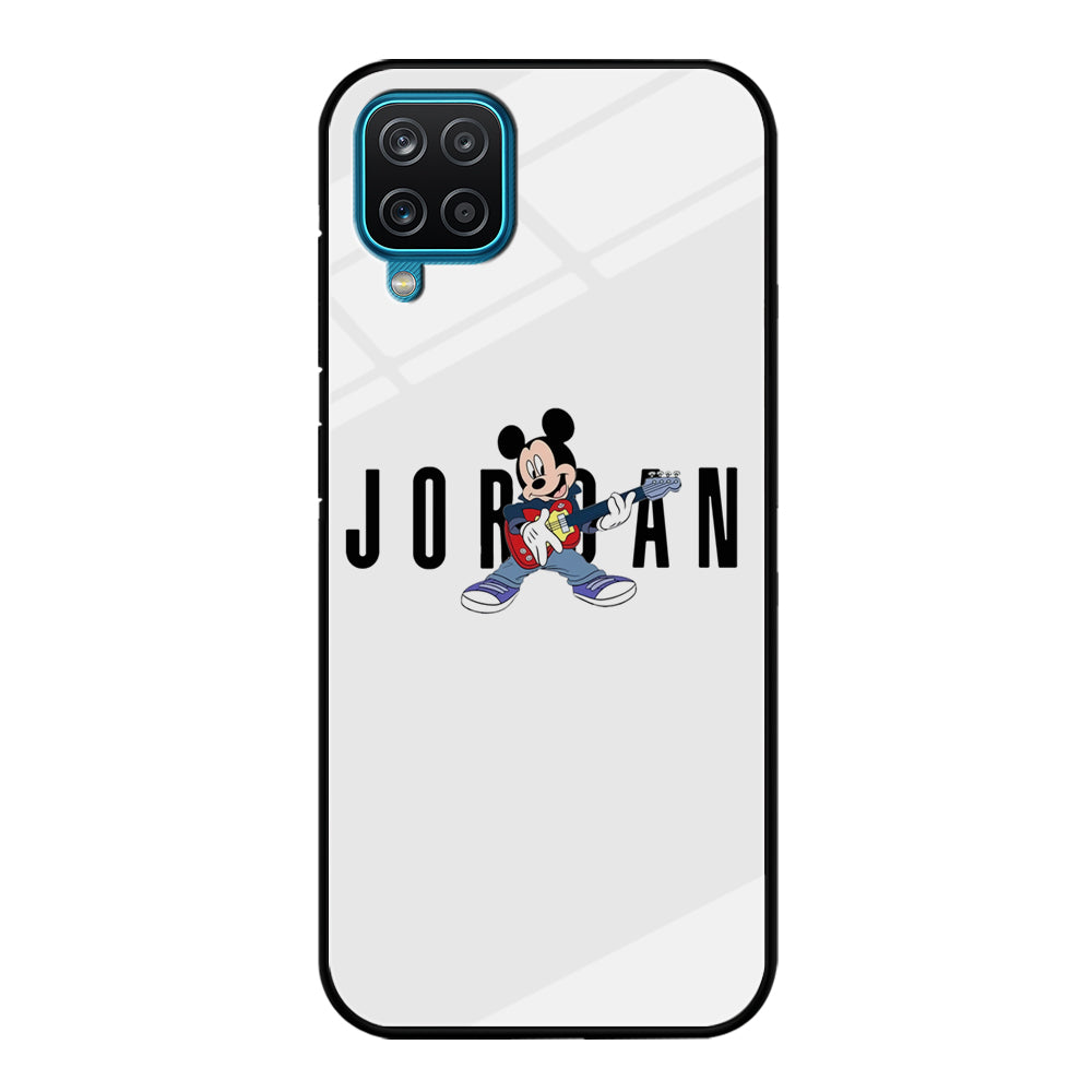 Air Jordan Mickey Guitar Samsung Galaxy A12 Case