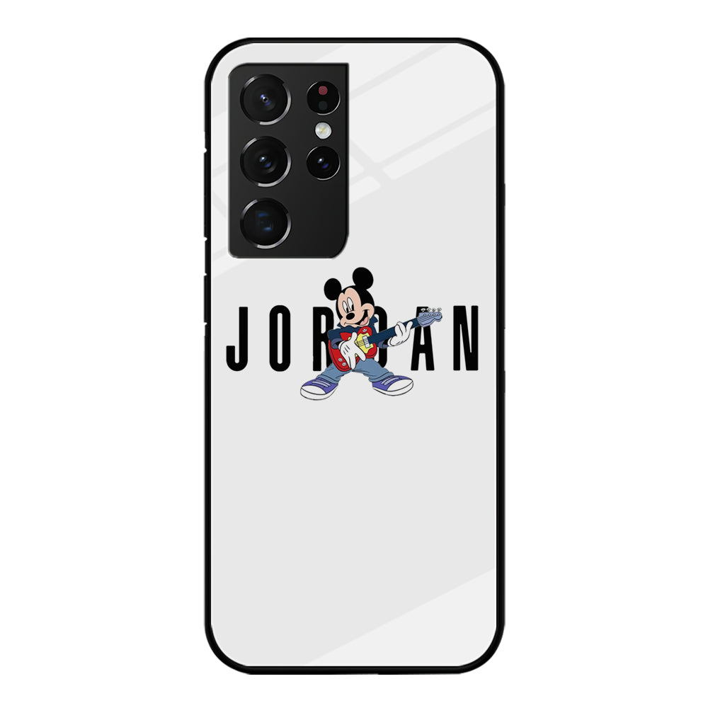 Air Jordan Mickey Guitar Samsung Galaxy S21 Ultra Case