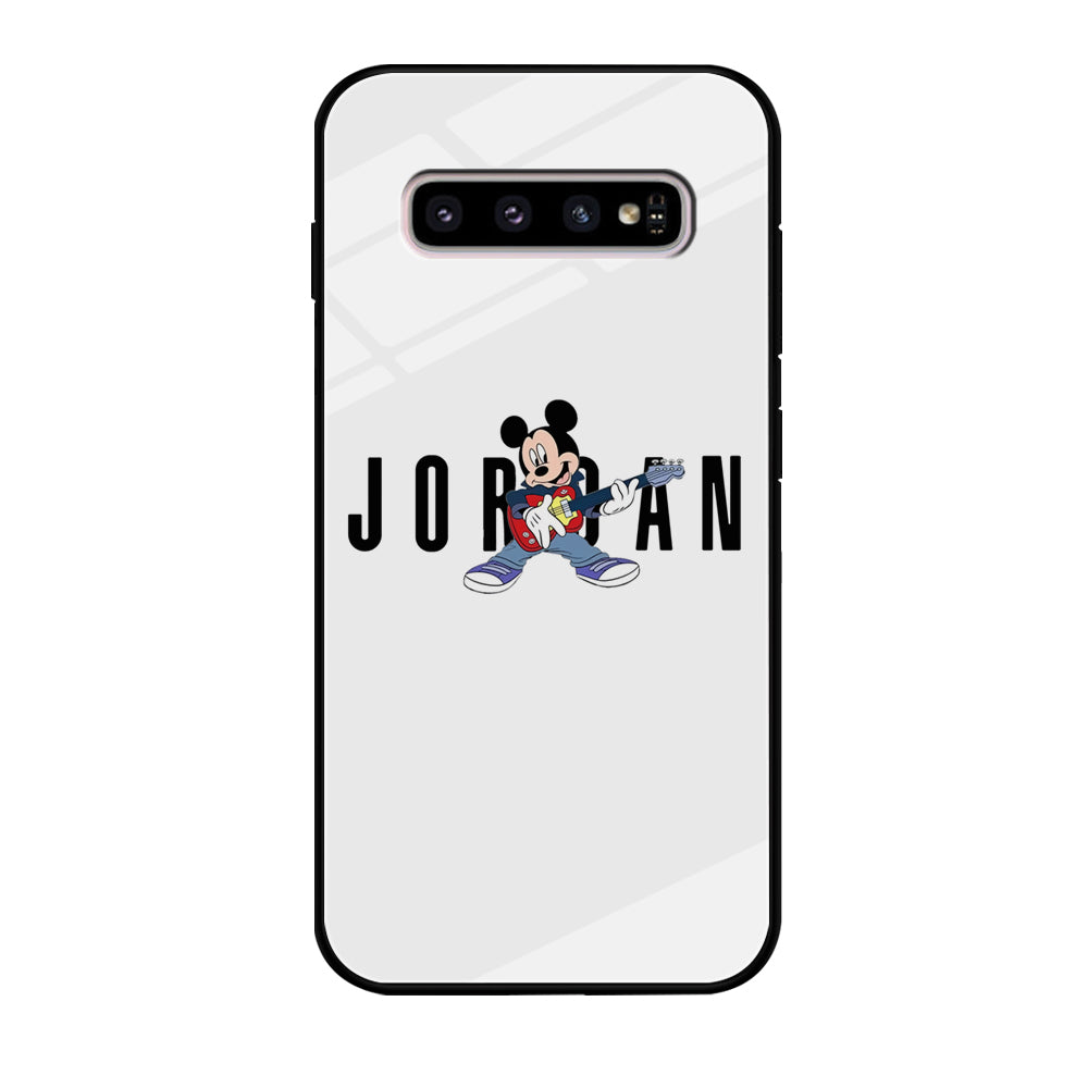 Air Jordan Mickey Guitar Samsung Galaxy S10 Case