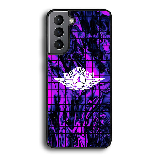 Air Jordan Net Marble Samsung Galaxy S21 Plus Case - Carneyforia
