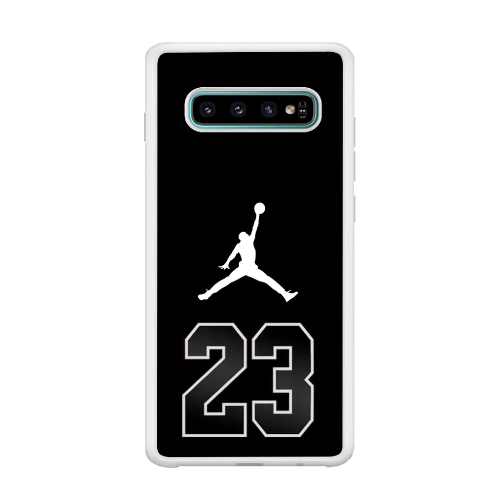 Air Jordan Number Jersey Samsung Galaxy S10 Case