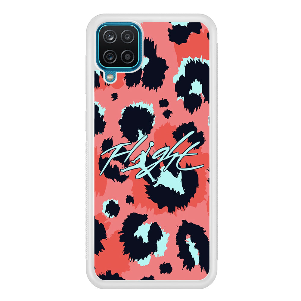 Air Jordan Pattern Of Leopard Samsung Galaxy A12 Case