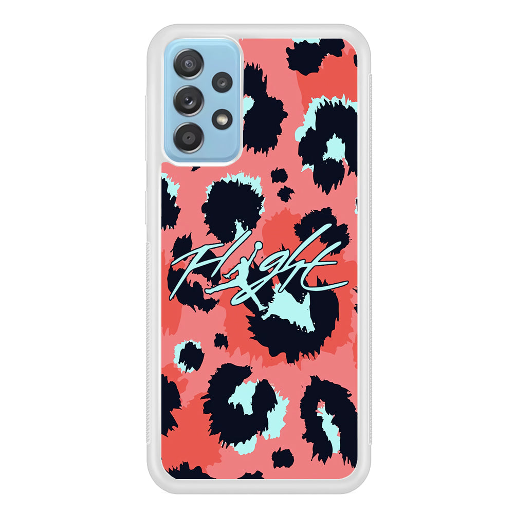 Air Jordan Pattern Of Leopard Samsung Galaxy A52 Case