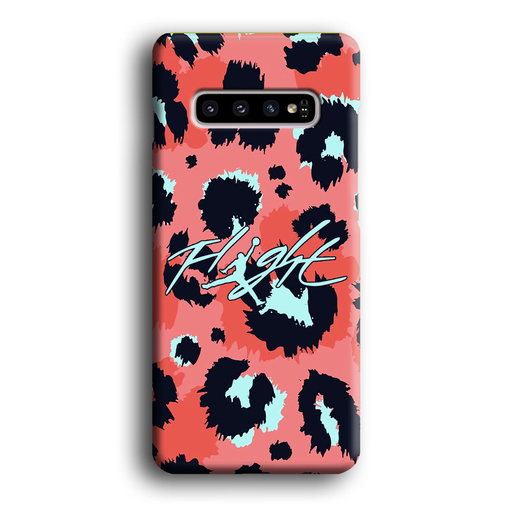 Air Jordan Pattern Of Leopard Samsung Galaxy S10 Case