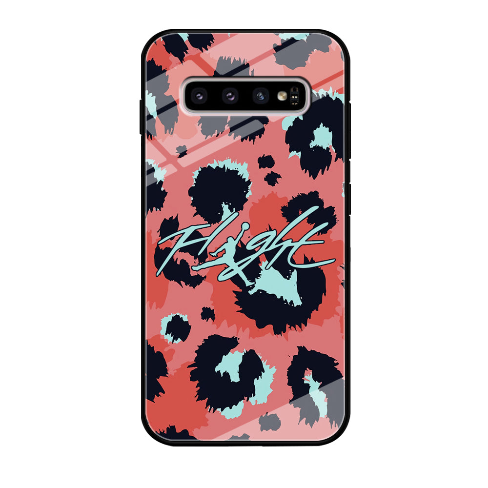 Air Jordan Pattern Of Leopard Samsung Galaxy S10 Case