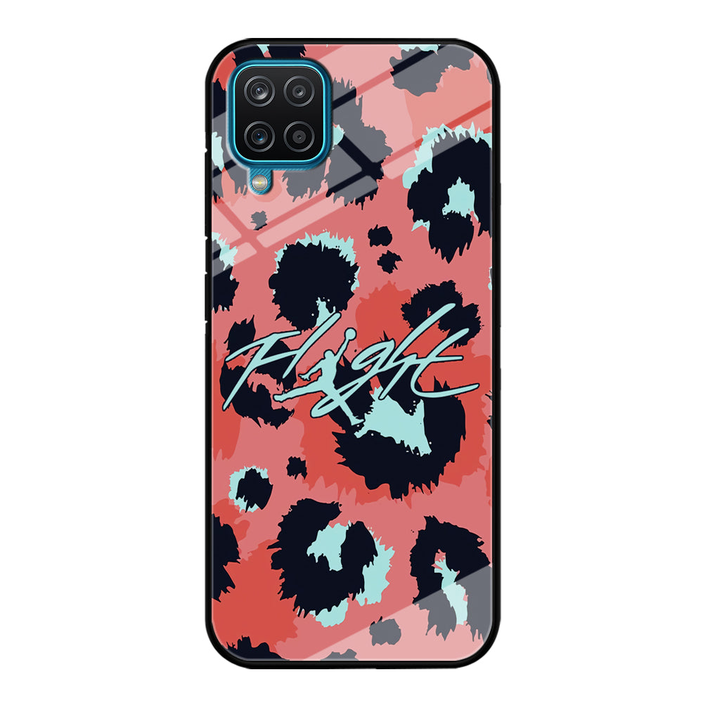 Air Jordan Pattern Of Leopard Samsung Galaxy A12 Case