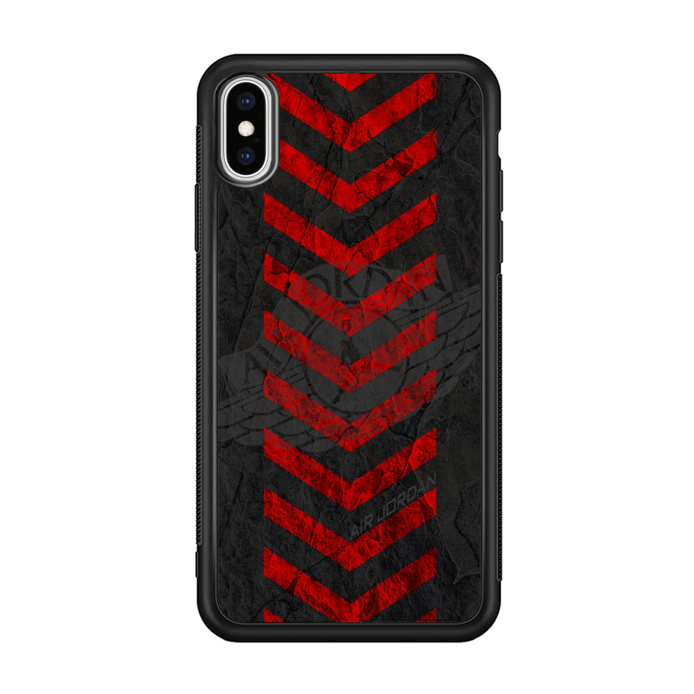 Air Jordan Red Signal iPhone X Case