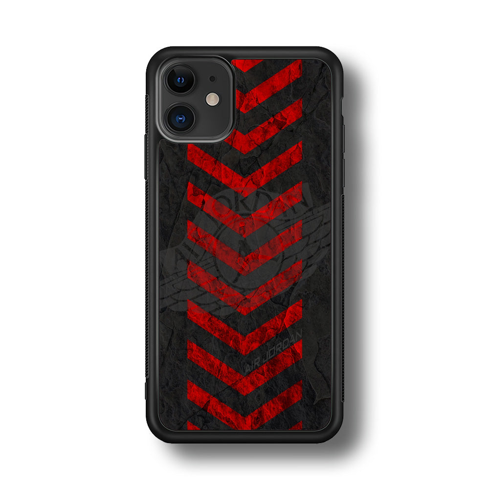 Air Jordan Red Signal iPhone 11 Case