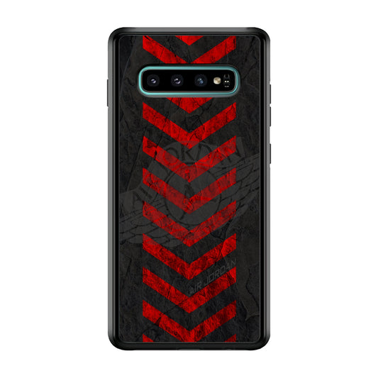 Air Jordan Red Signal Samsung Galaxy S10 Plus Case