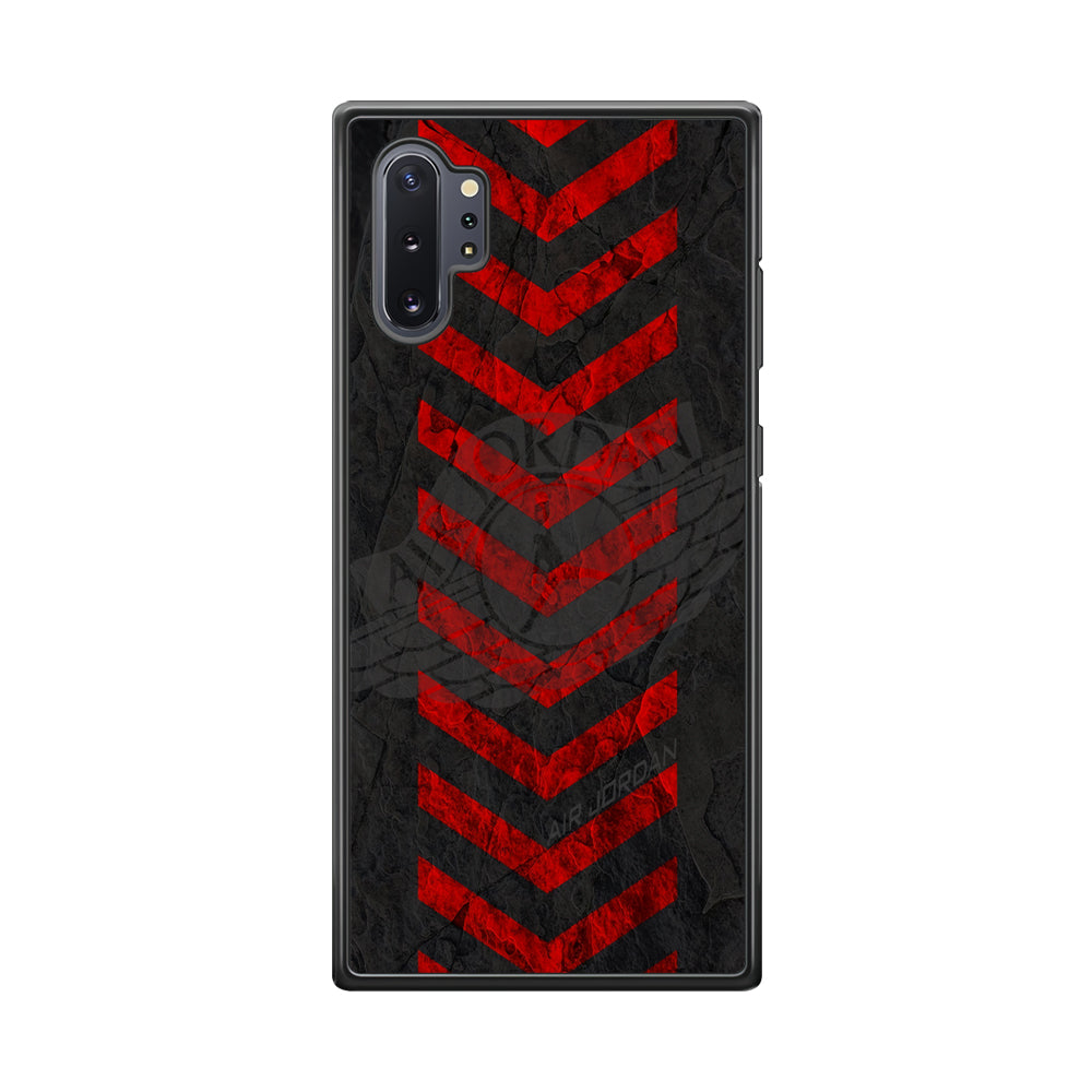 Air Jordan Red Signal Samsung Galaxy Note 10 Plus Case