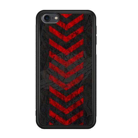 Air Jordan Red Signal iPod Touch 6 Case - Carneyforia