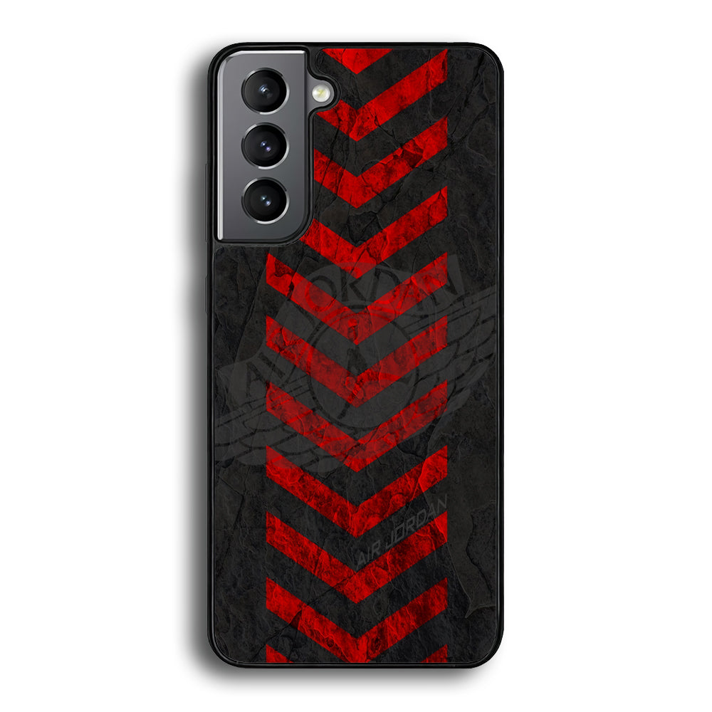 Air Jordan Red Signal Samsung Galaxy S21 Plus Case - Carneyforia