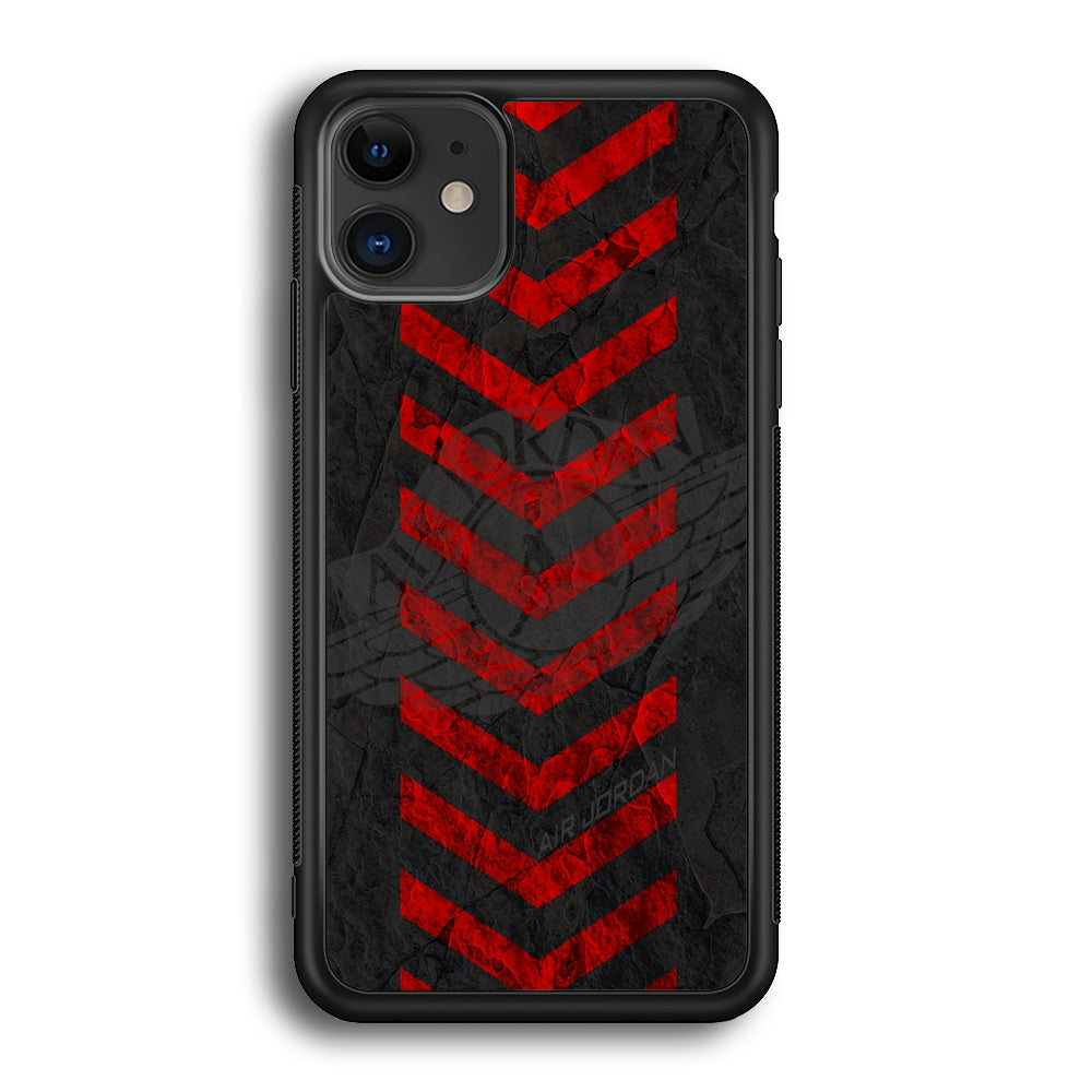 Air Jordan Red Signal iPhone 12 Case