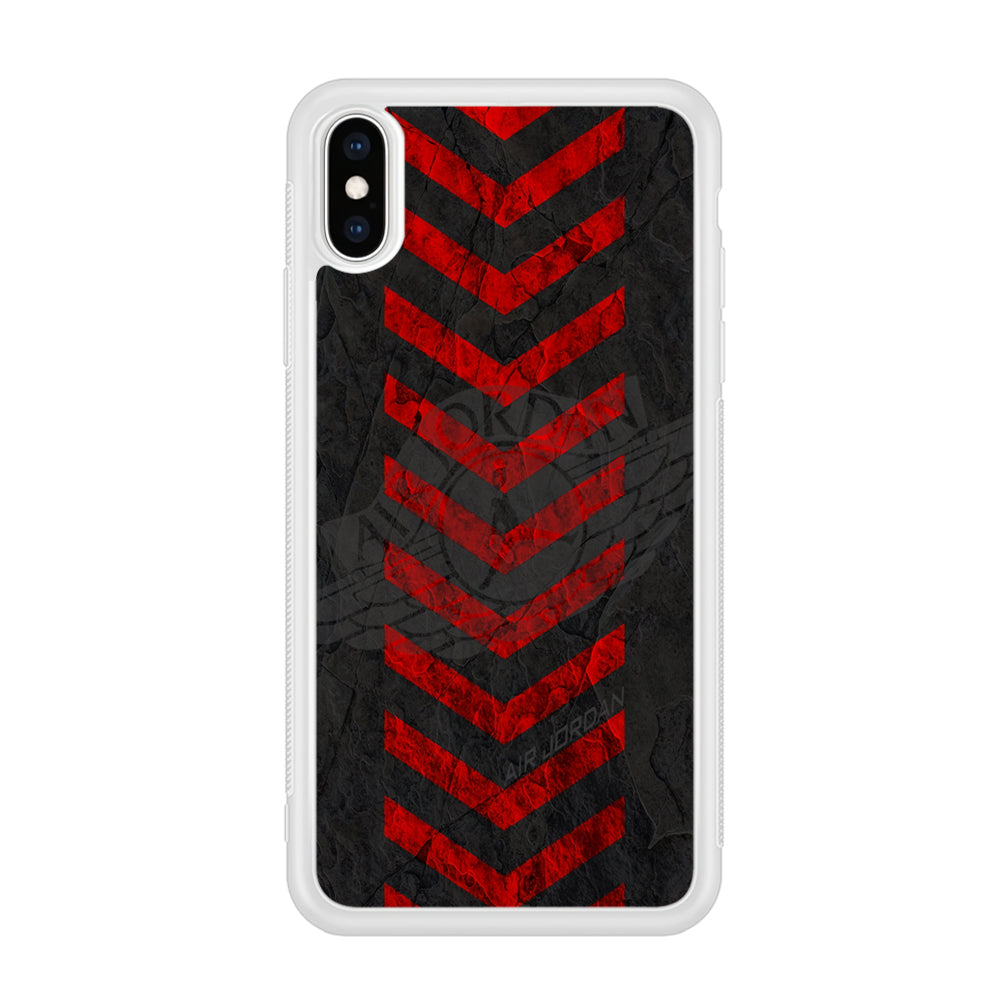 Air Jordan Red Signal iPhone X Case