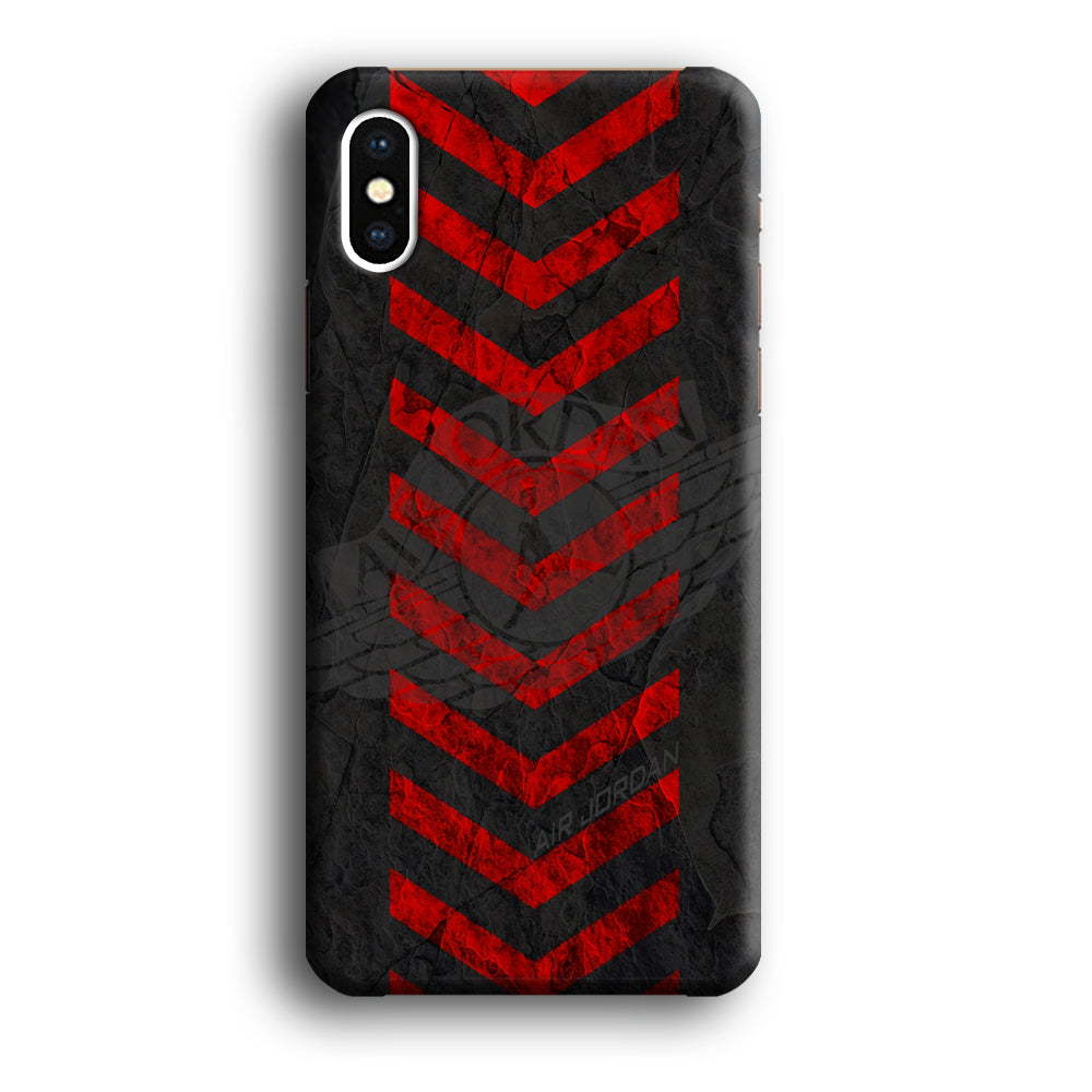 Air Jordan Red Signal iPhone X Case