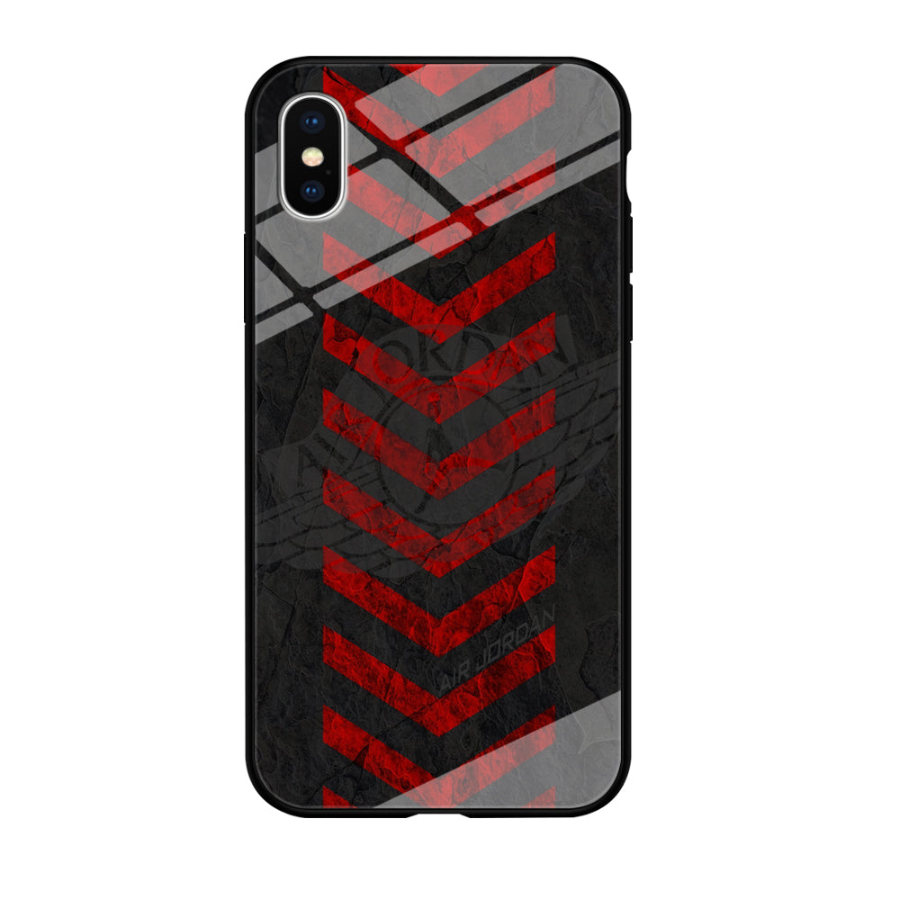 Air Jordan Red Signal iPhone X Case