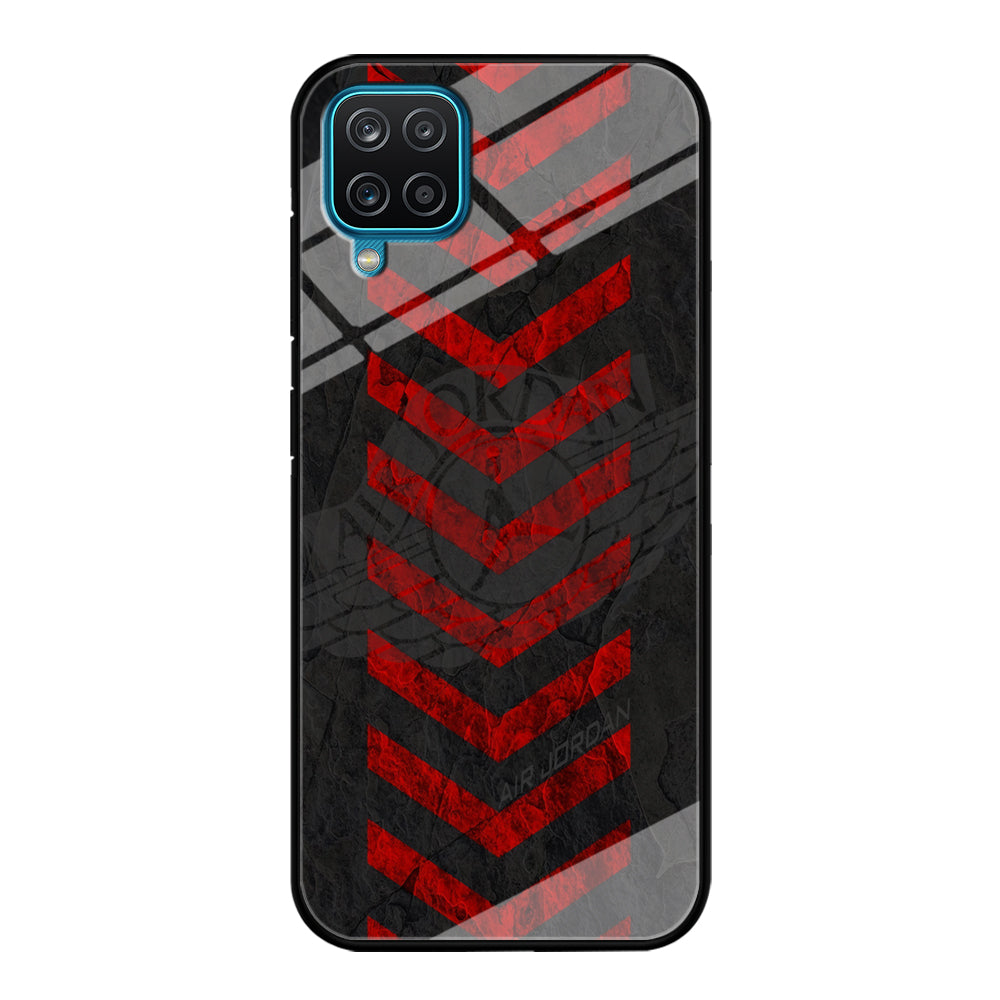 Air Jordan Red Signal Samsung Galaxy A12 Case