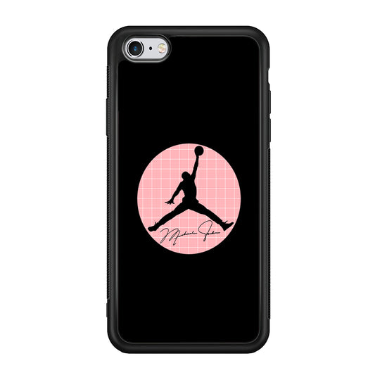 Air Jordan Silhouette Pink Net iPhone 6 | 6s Case