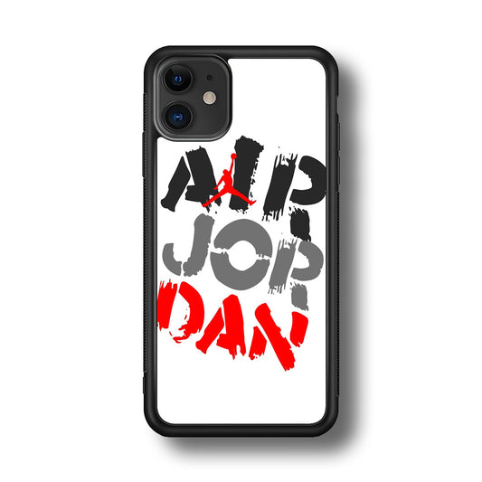 Air Jordan Word Painting iPhone 11 Case