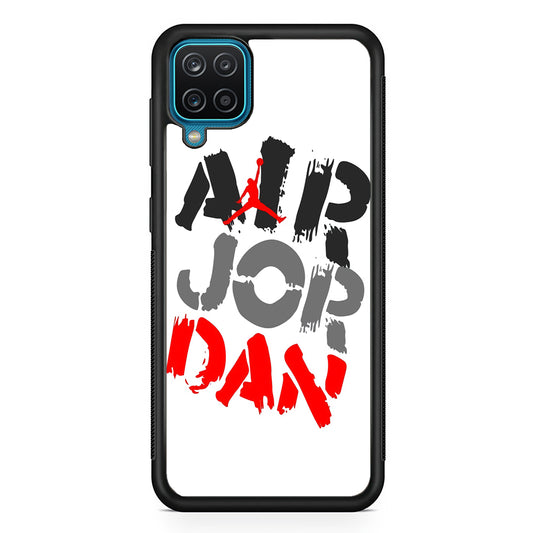 Air Jordan Word Painting Samsung Galaxy A12 Case