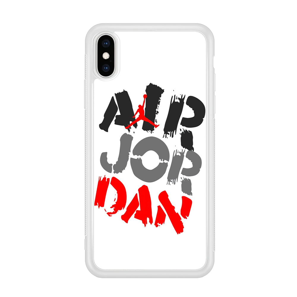 Air Jordan Word Painting iPhone X Case