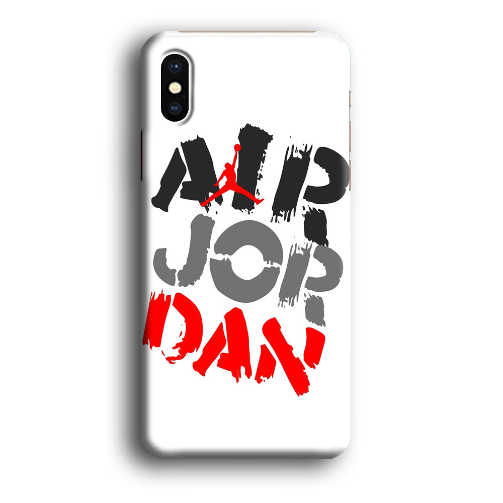 Air Jordan Word Painting iPhone X Case