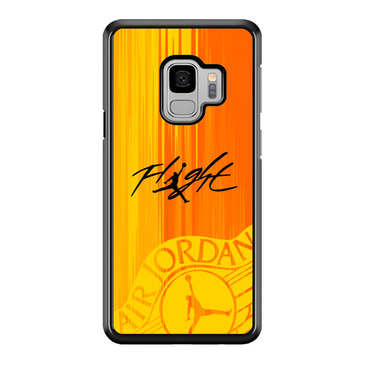 Air Jordan Yellow Sparkle Samsung Galaxy S9 Case