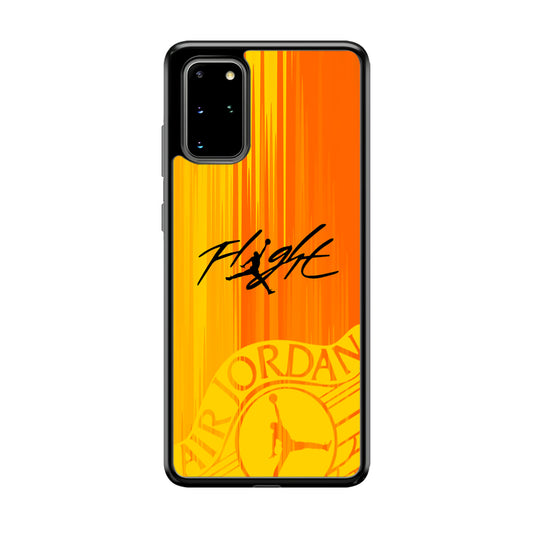 Air Jordan Yellow Sparkle Samsung Galaxy S20 Plus Case
