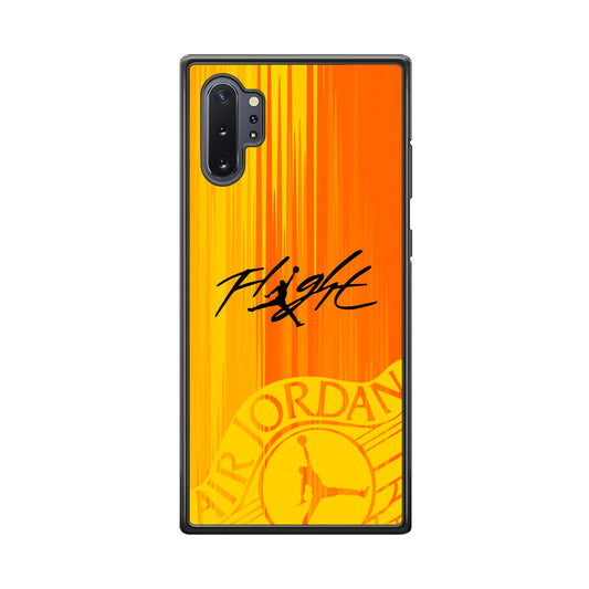 Air Jordan Yellow Sparkle Samsung Galaxy Note 10 Plus Case