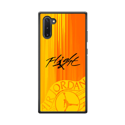 Air Jordan Yellow Sparkle Samsung Galaxy Note 10 Case