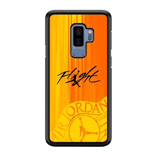 Air Jordan Yellow Sparkle Samsung Galaxy S9 Plus Case