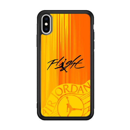 Air Jordan Yellow Sparkle iPhone XS Case