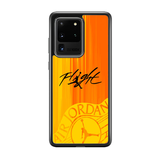 Air Jordan Yellow Sparkle Samsung Galaxy S20 Ultra Case