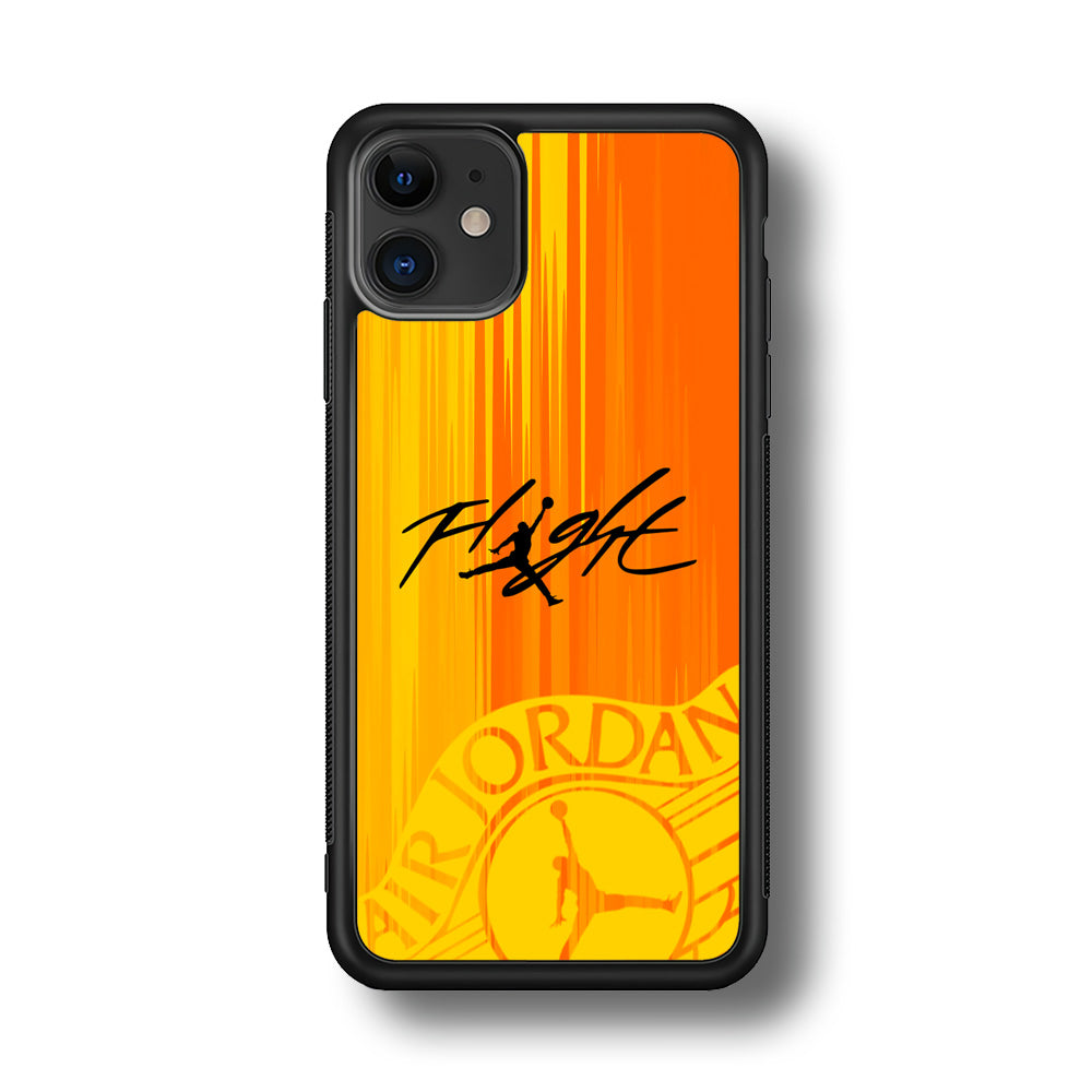 Air Jordan Yellow Sparkle iPhone 11 Case